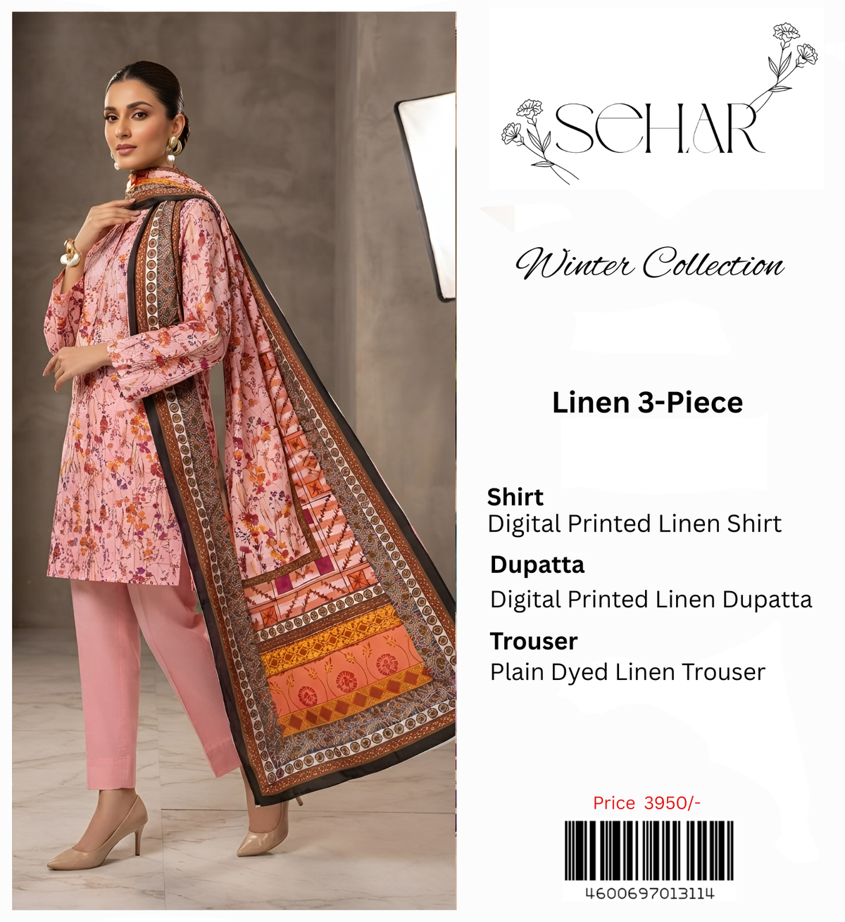 SEHAR LINEN 3-PIECE