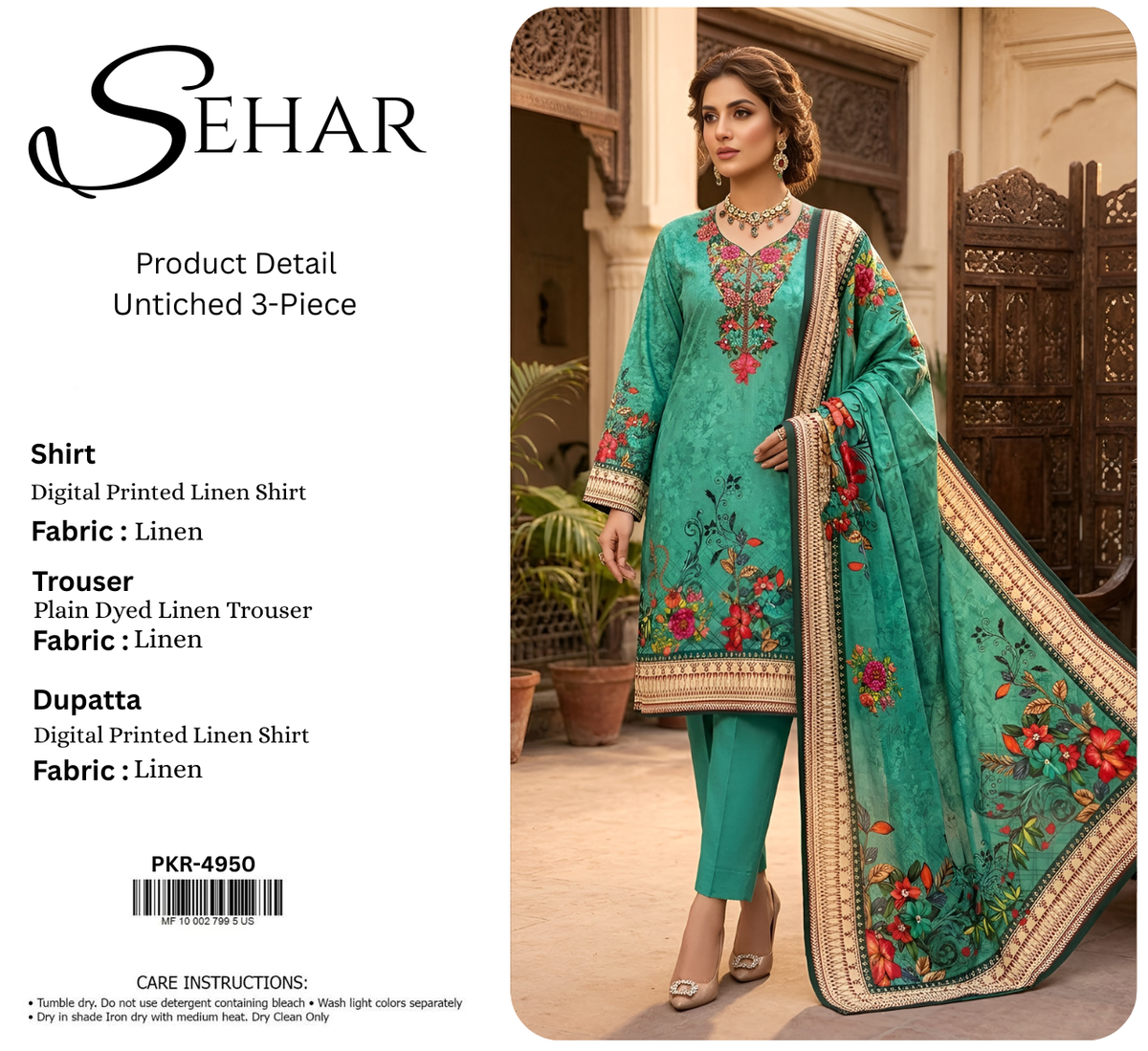 SEHAR LINEN 3-PIECE