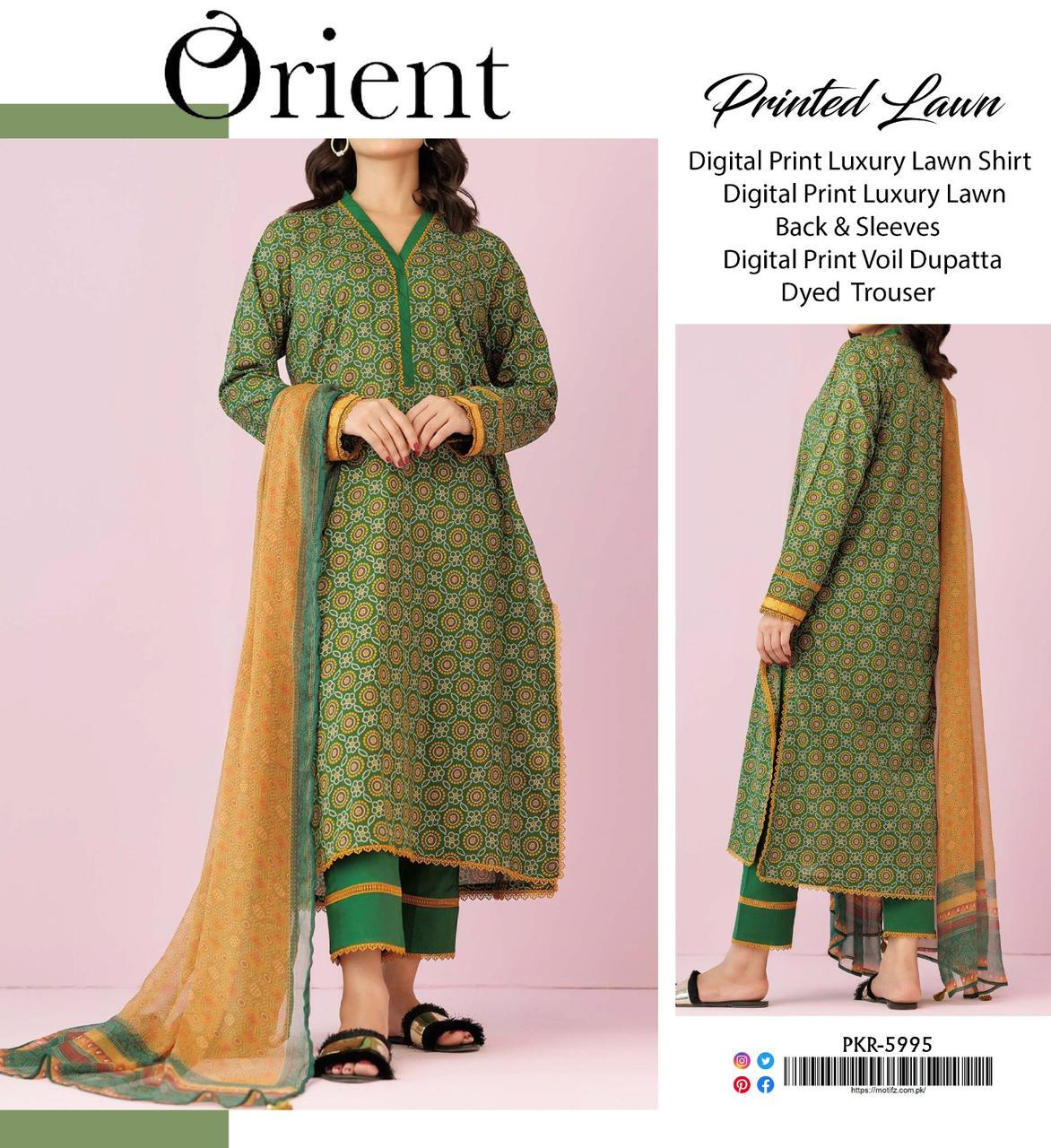 ORIENT LAWN THREE PIECE