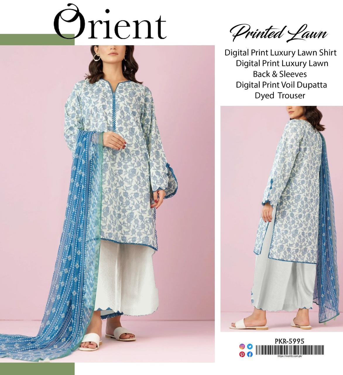 ORIENT LAWN THREE PIECE
