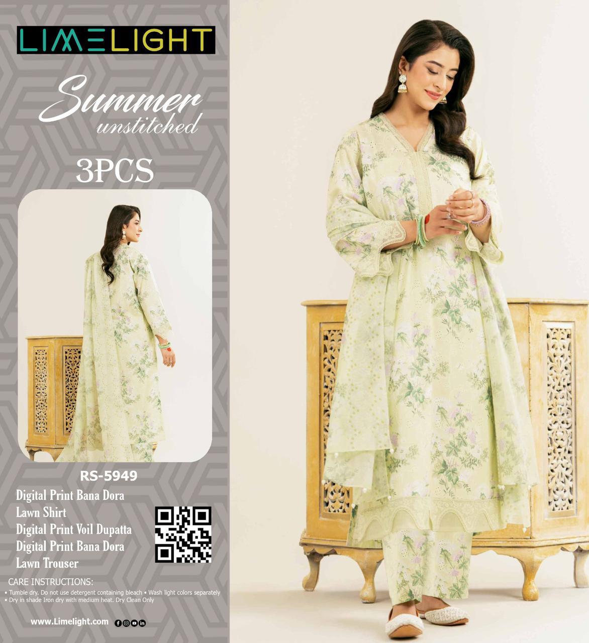 LIMELIGHT DORYA LAWN THREE PIECE