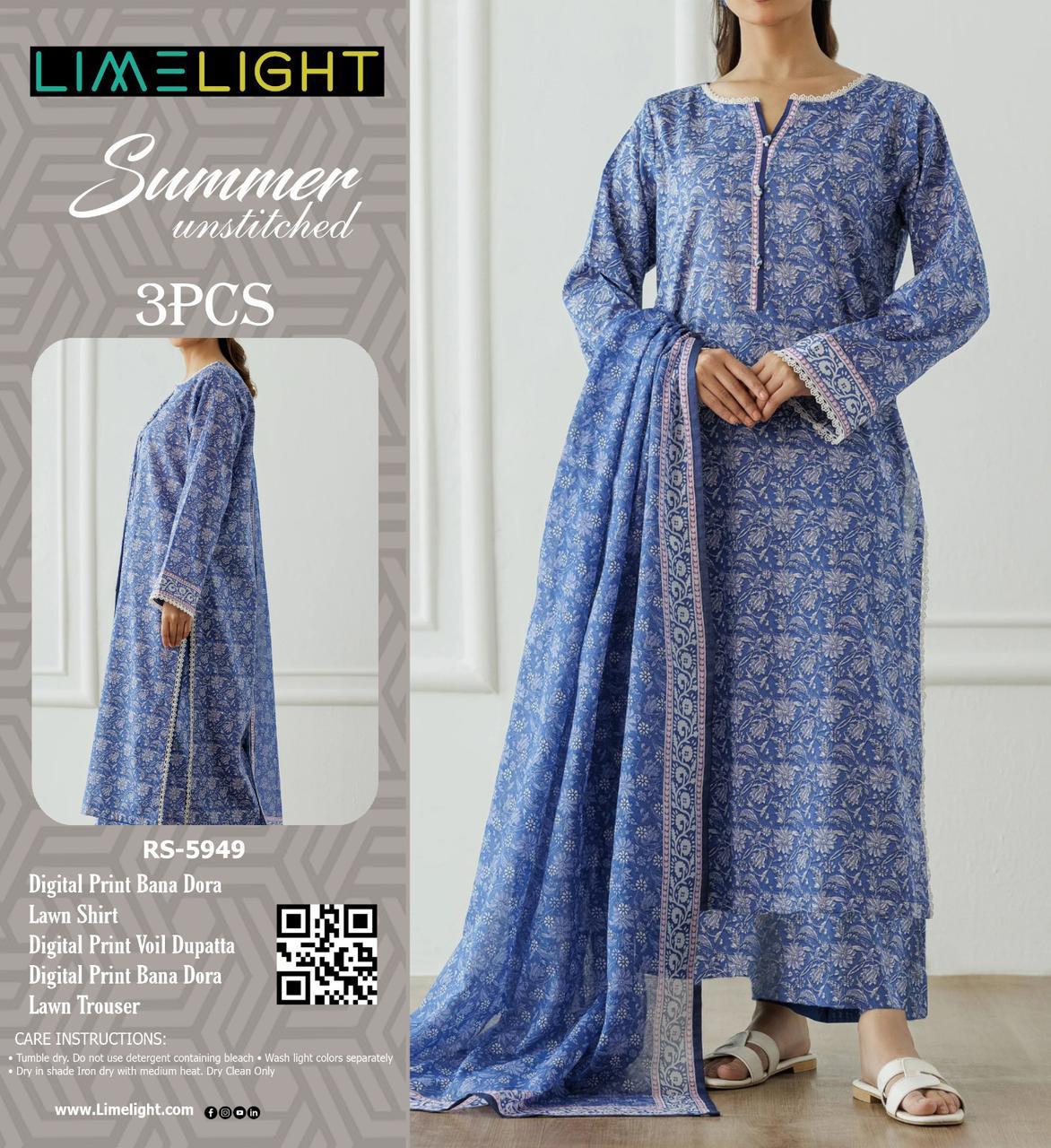 LIMELIGHT DORYA LAWN THREE PIECE