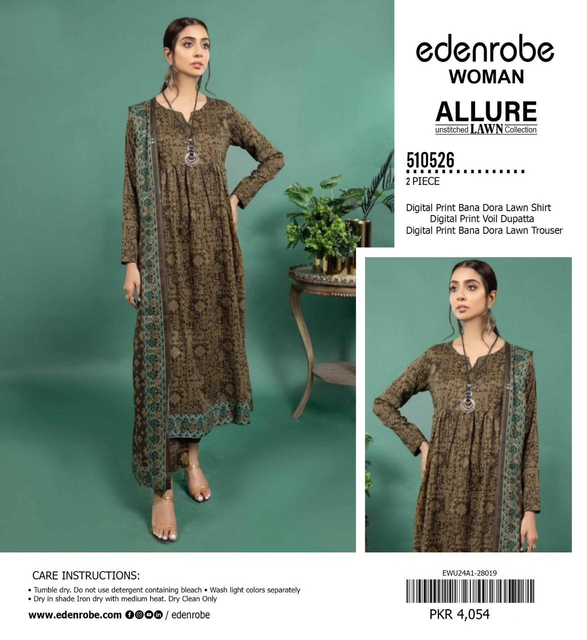 EDENROBE DORYA LAWN THREE PIECE