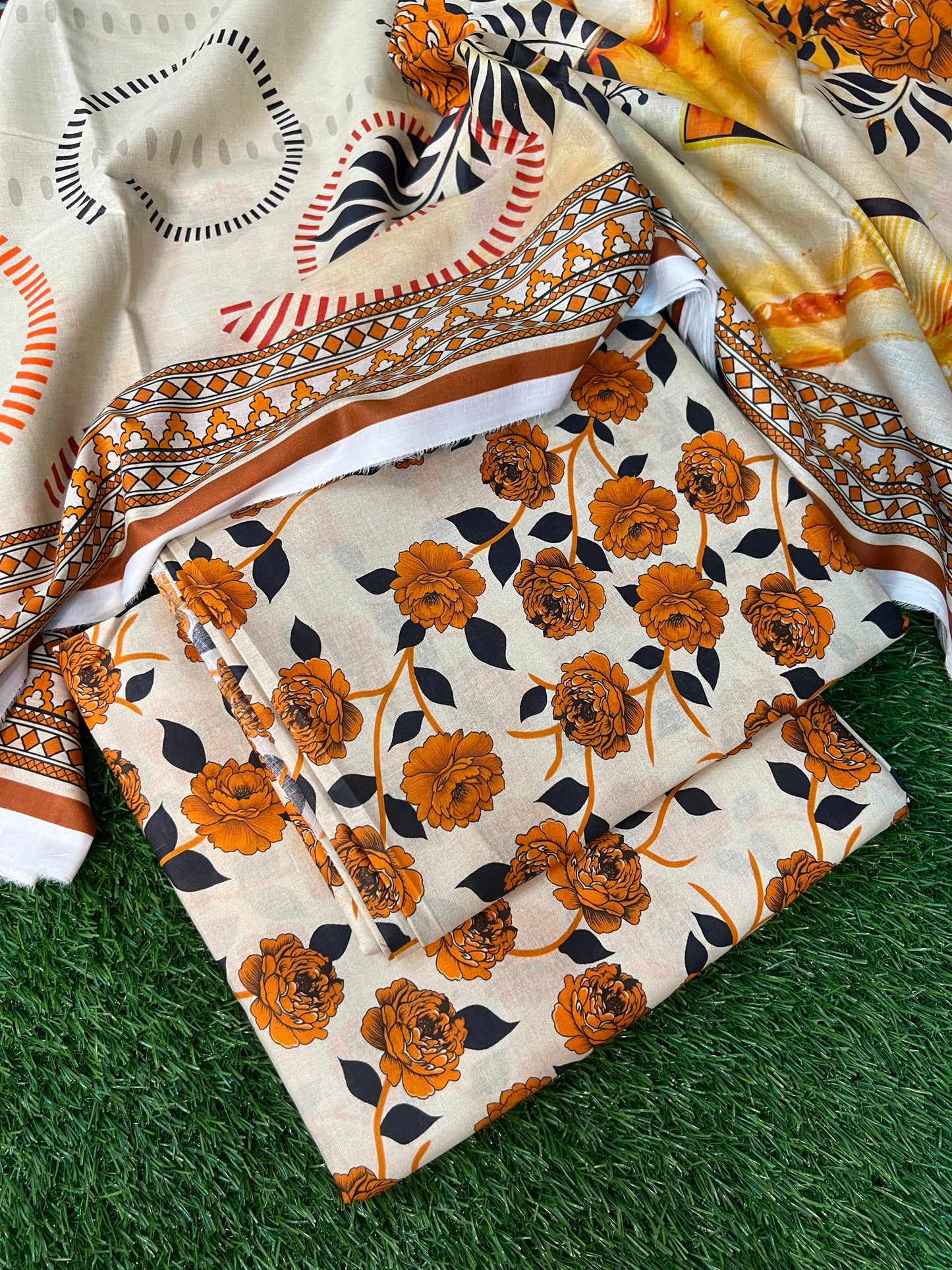 SAHAR DIGITAL LAWN THREE PIECE