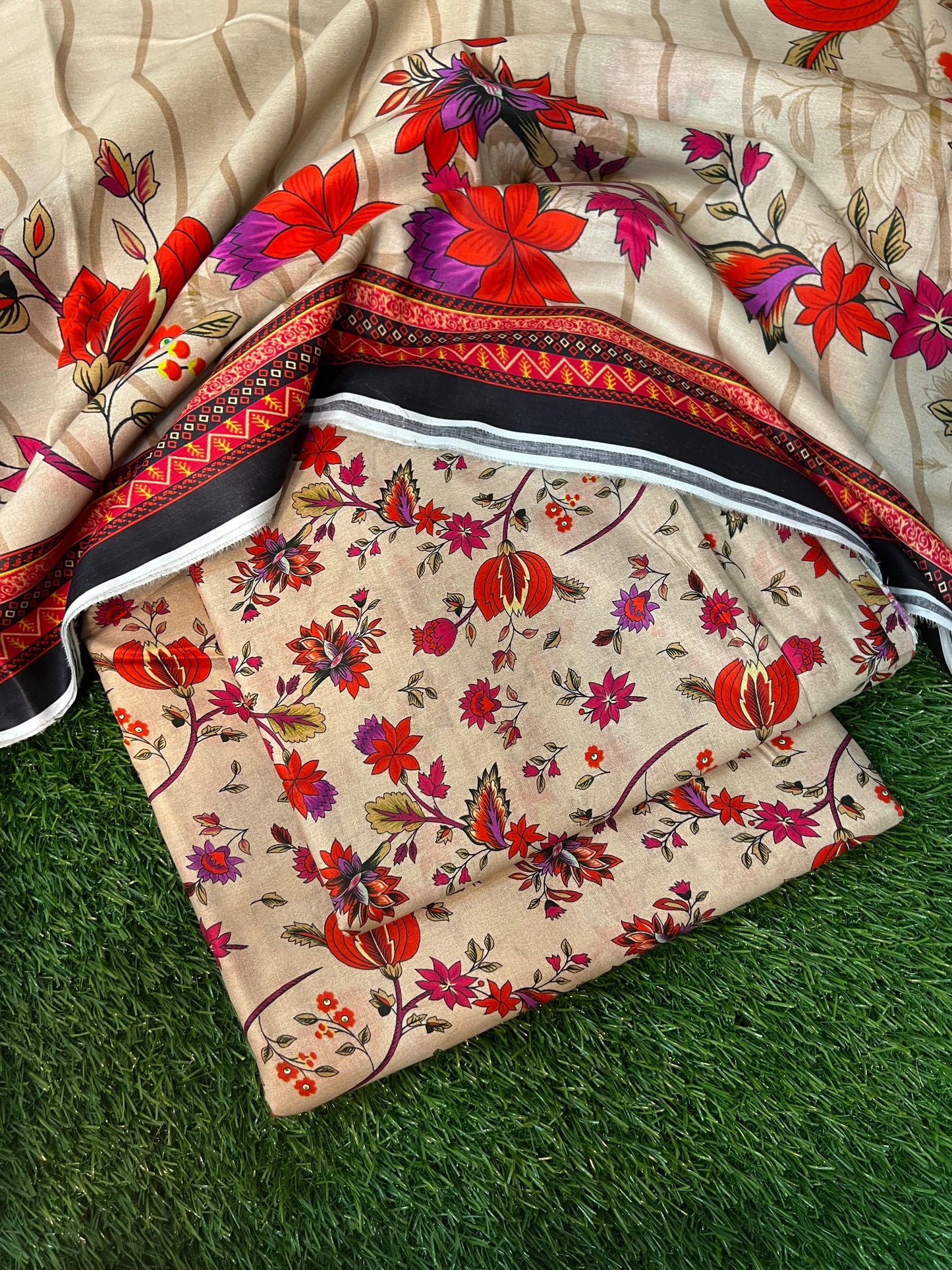SAHAR DIGITAL LAWN THREE PIECE