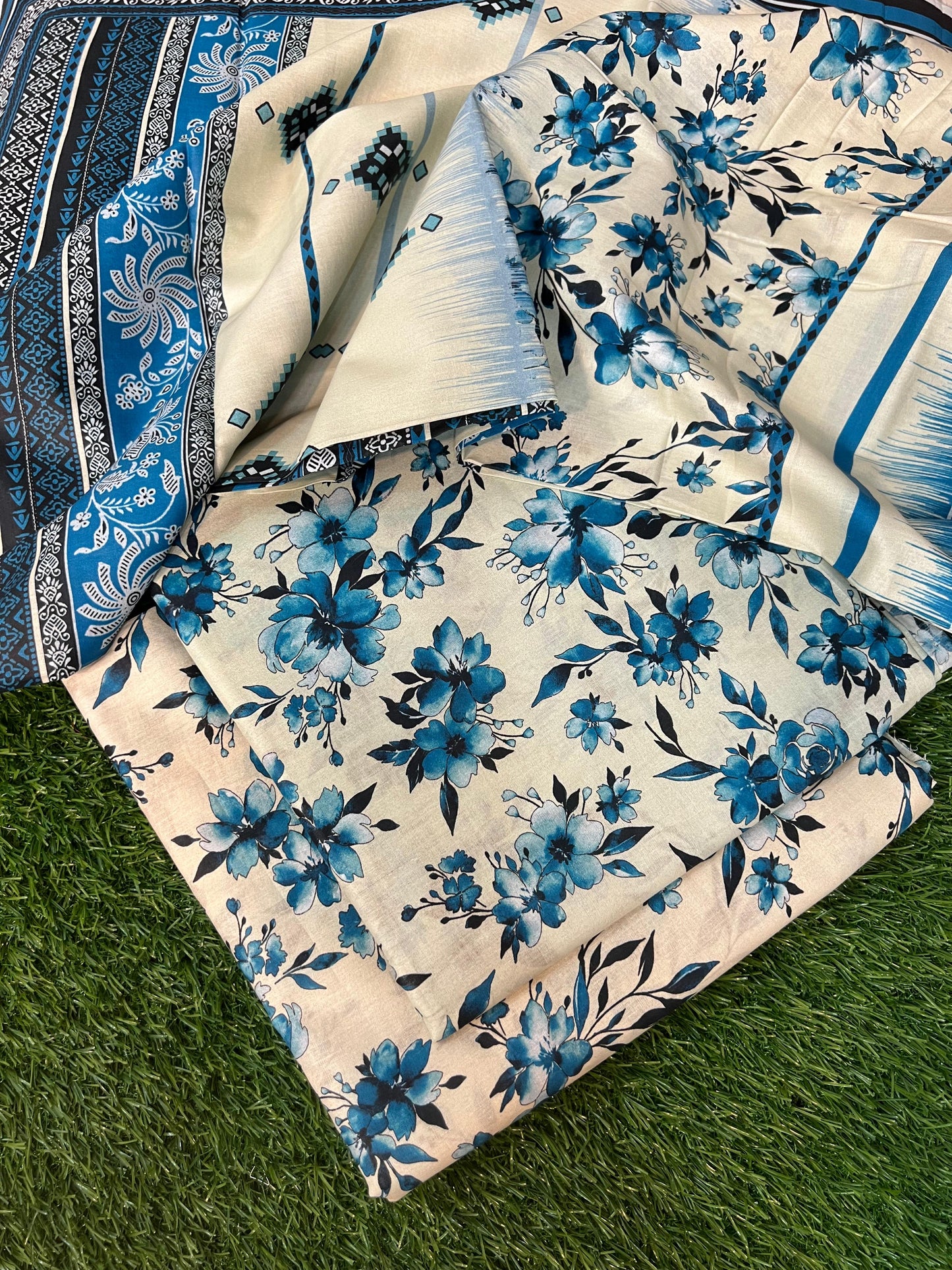 SAHAR DIGITAL LAWN THREE PIECE