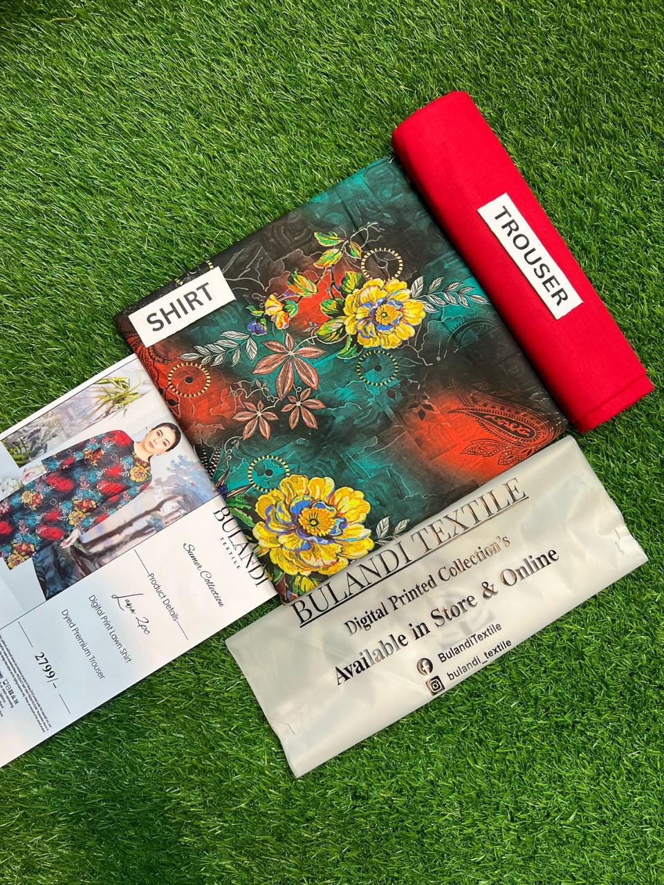 DIGITAL SEHAR LAWN TWO PIECE