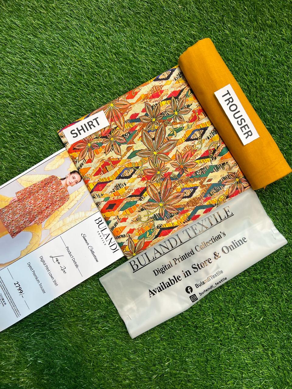 DIGITAL SEHAR LAWN TWO PIECE