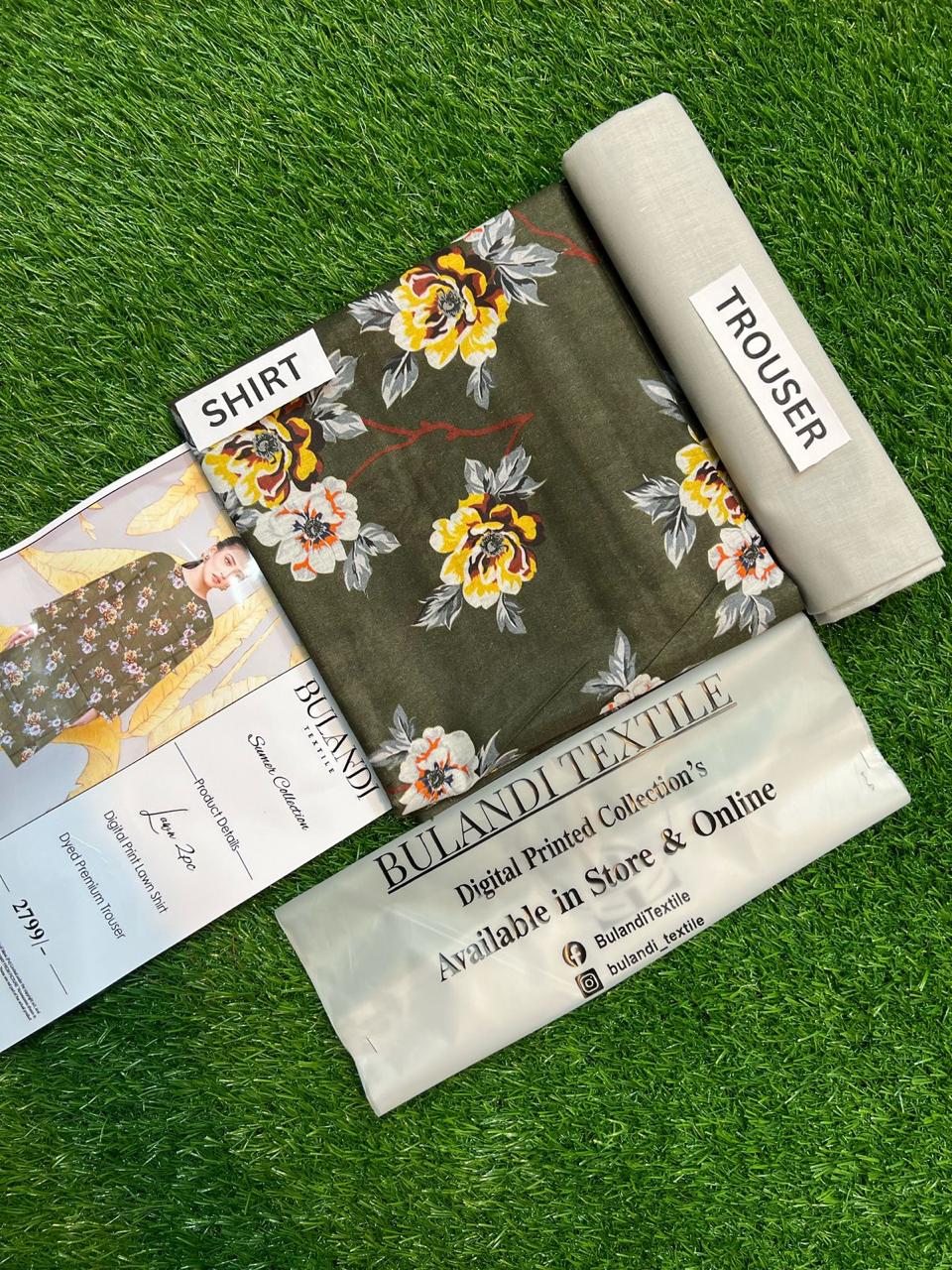 DIGITAL SEHAR LAWN TWO PIECE