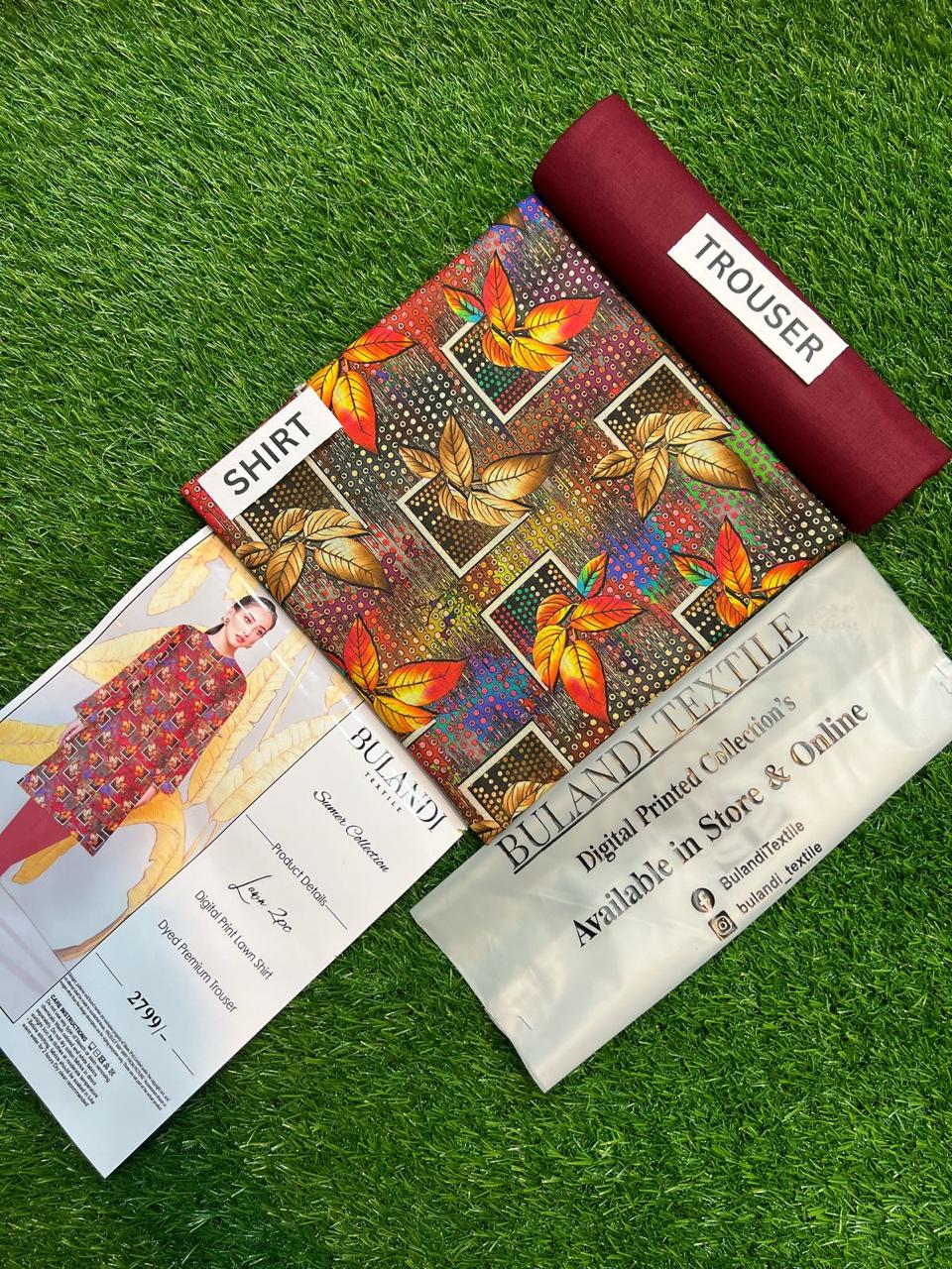 DIGITAL SEHAR LAWN TWO PIECE