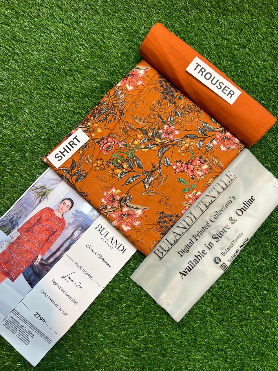 DIGITAL SEHAR LAWN TWO PIECE