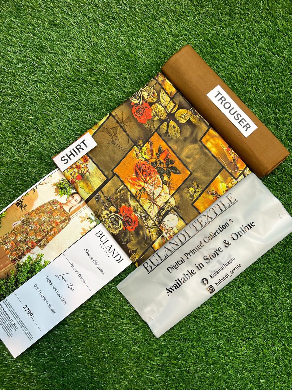 DIGITAL SEHAR LAWN TWO PIECE