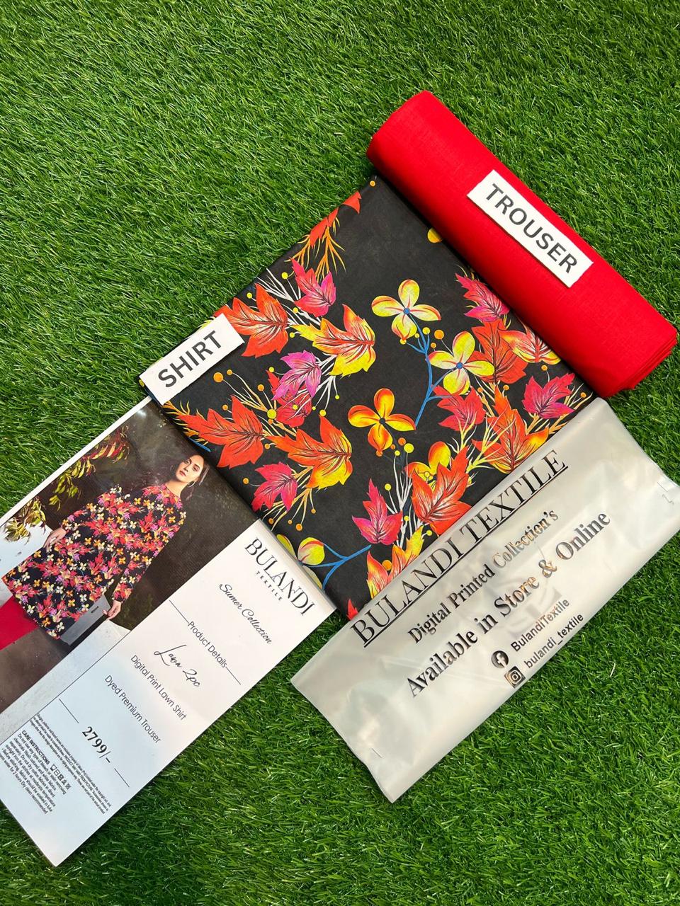 DIGITAL SEHAR LAWN TWO PIECE