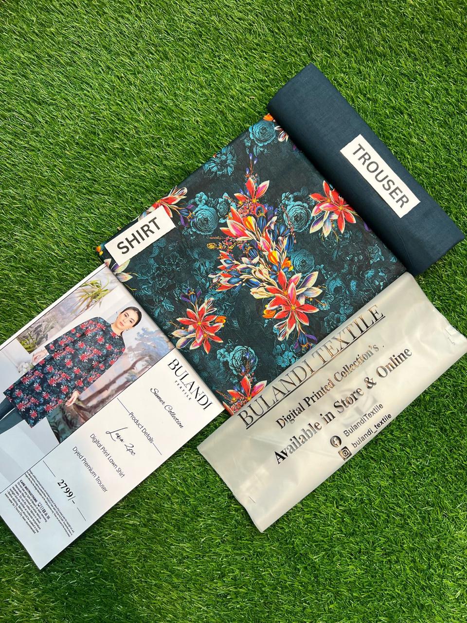 DIGITAL SEHAR LAWN TWO PIECE