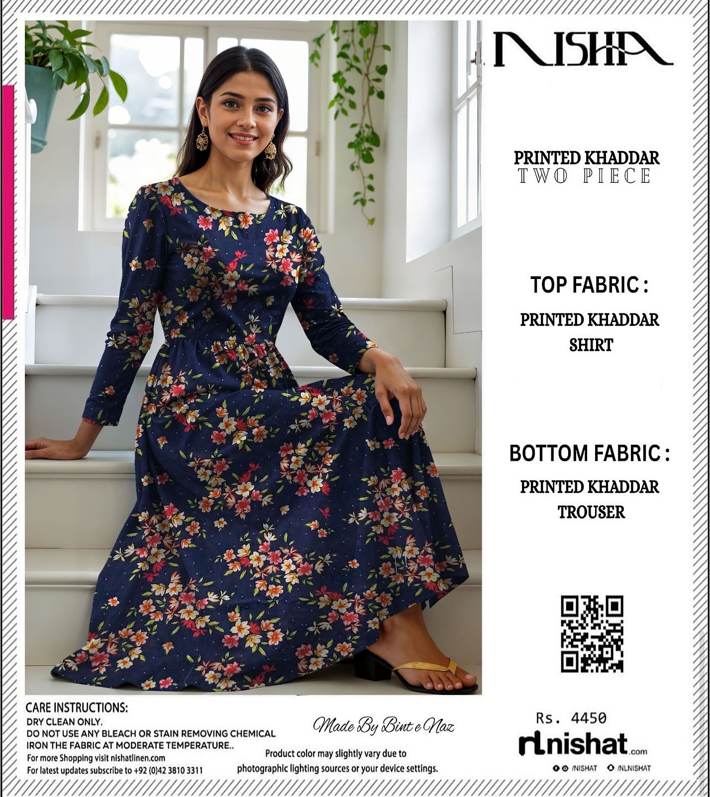 NISHAT KHADDAR TWO PIECE