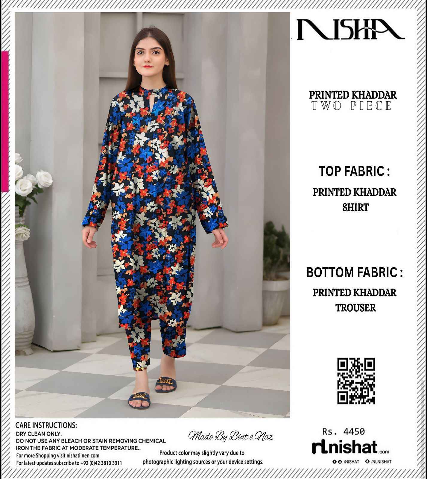 NISHAT KHADDAR TWO PIECE