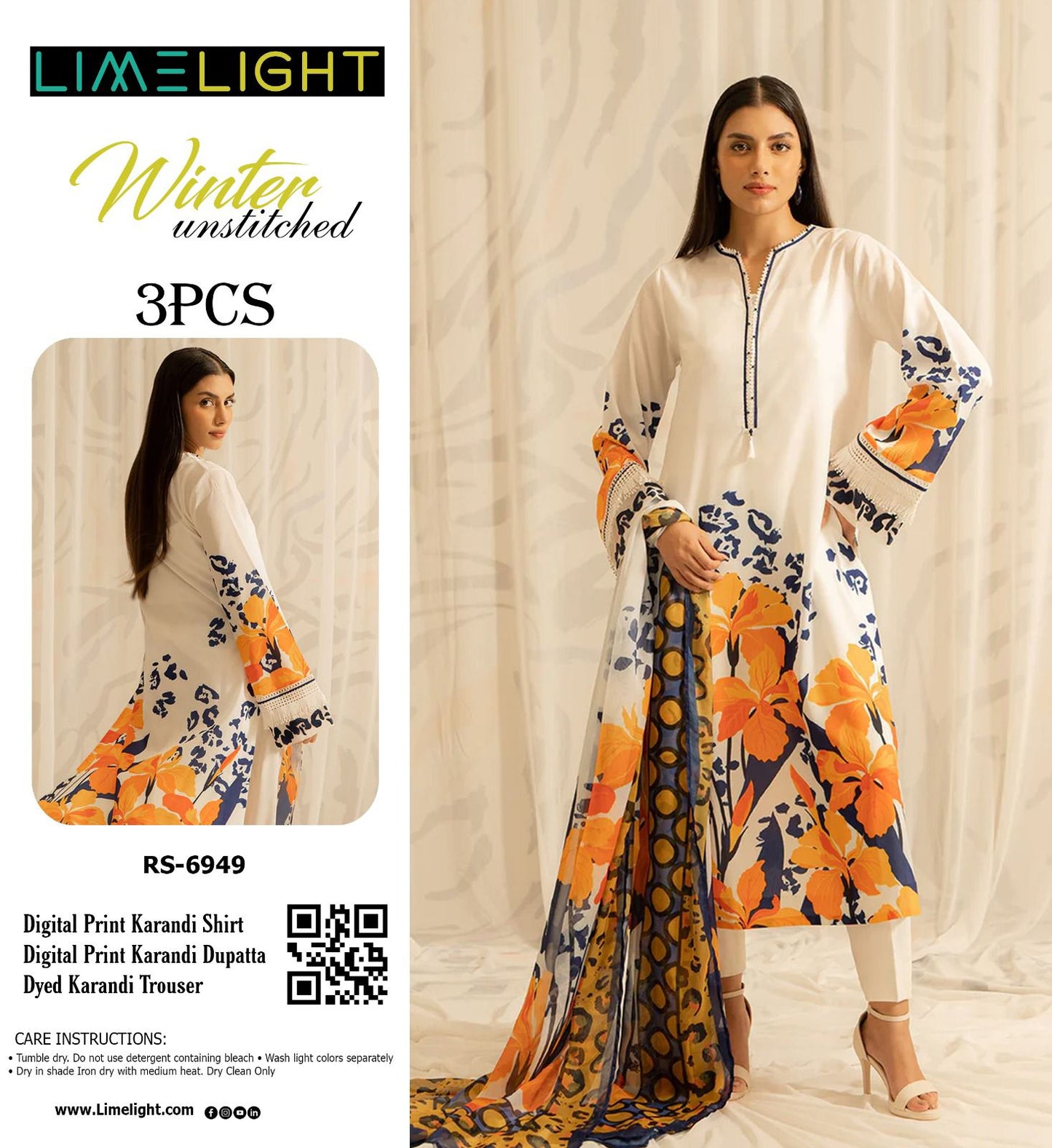 LIMELIGHT KARANDI THREE PIECE