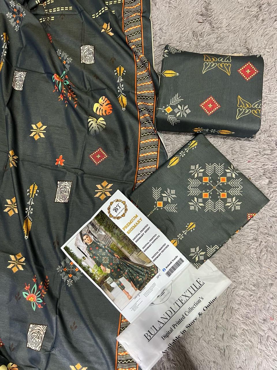 BULANDI SHAMARY LINEN THREE PIECE