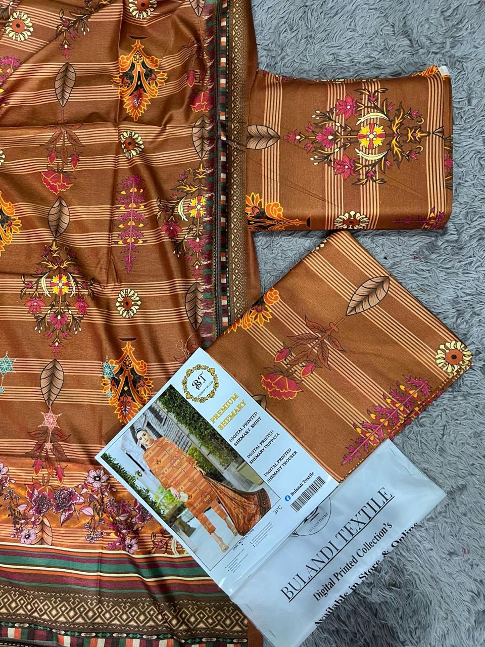 BULANDI SHAMARY LINEN THREE PIECE