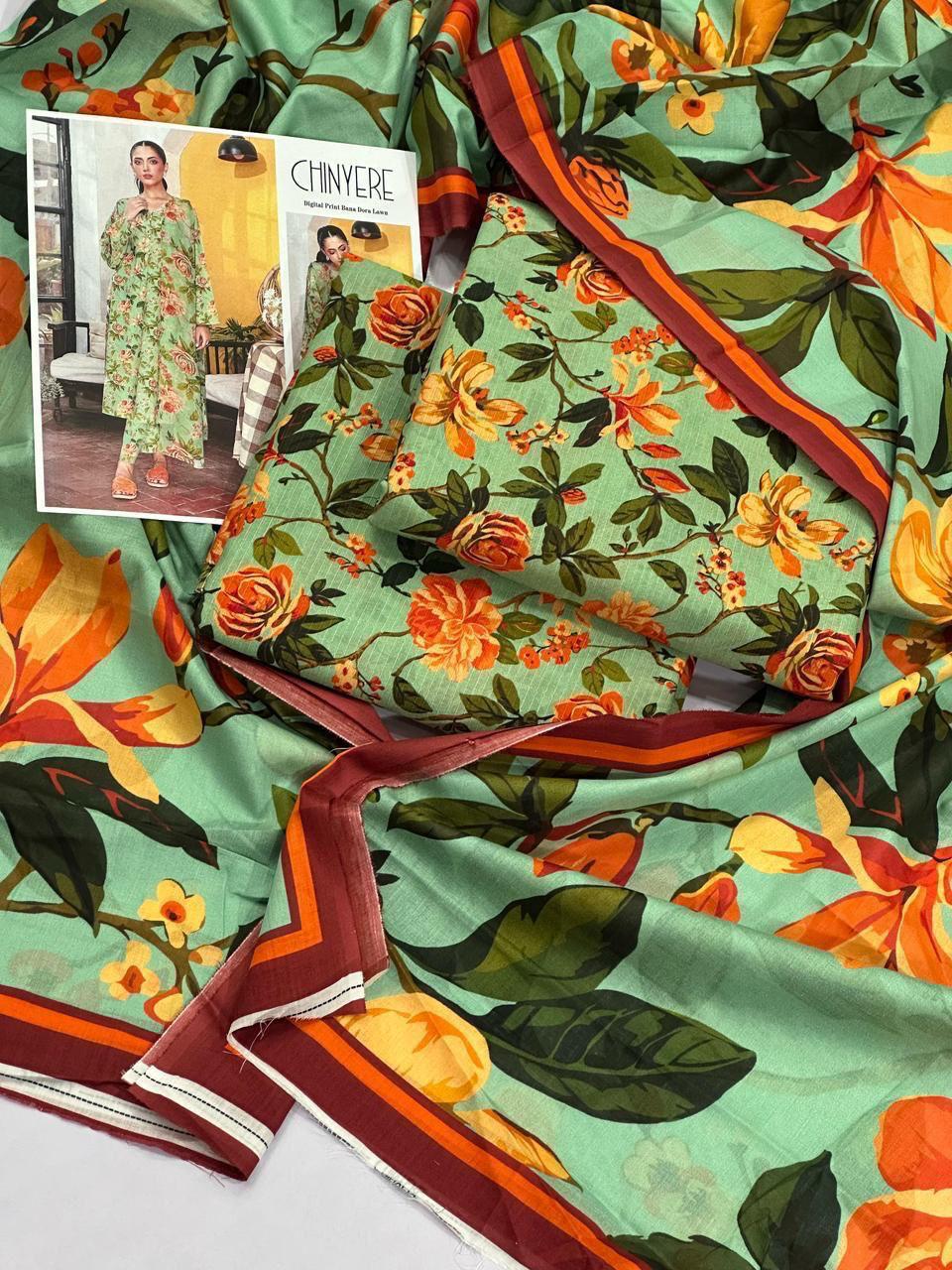 CHINYERE DORYA LAWN THREE PIECE