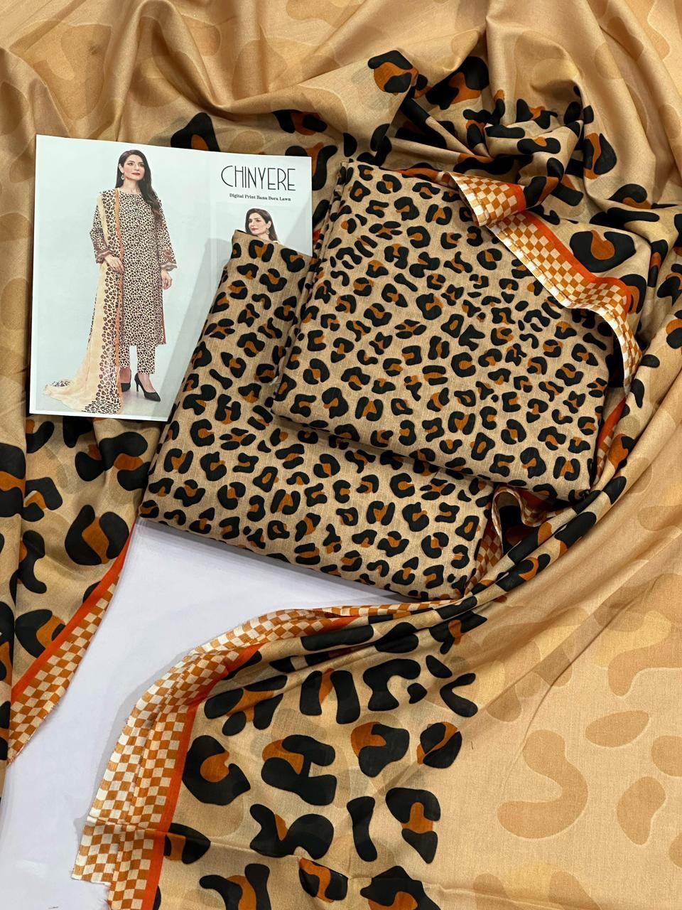 CHINYERE DORYA LAWN THREE PIECE