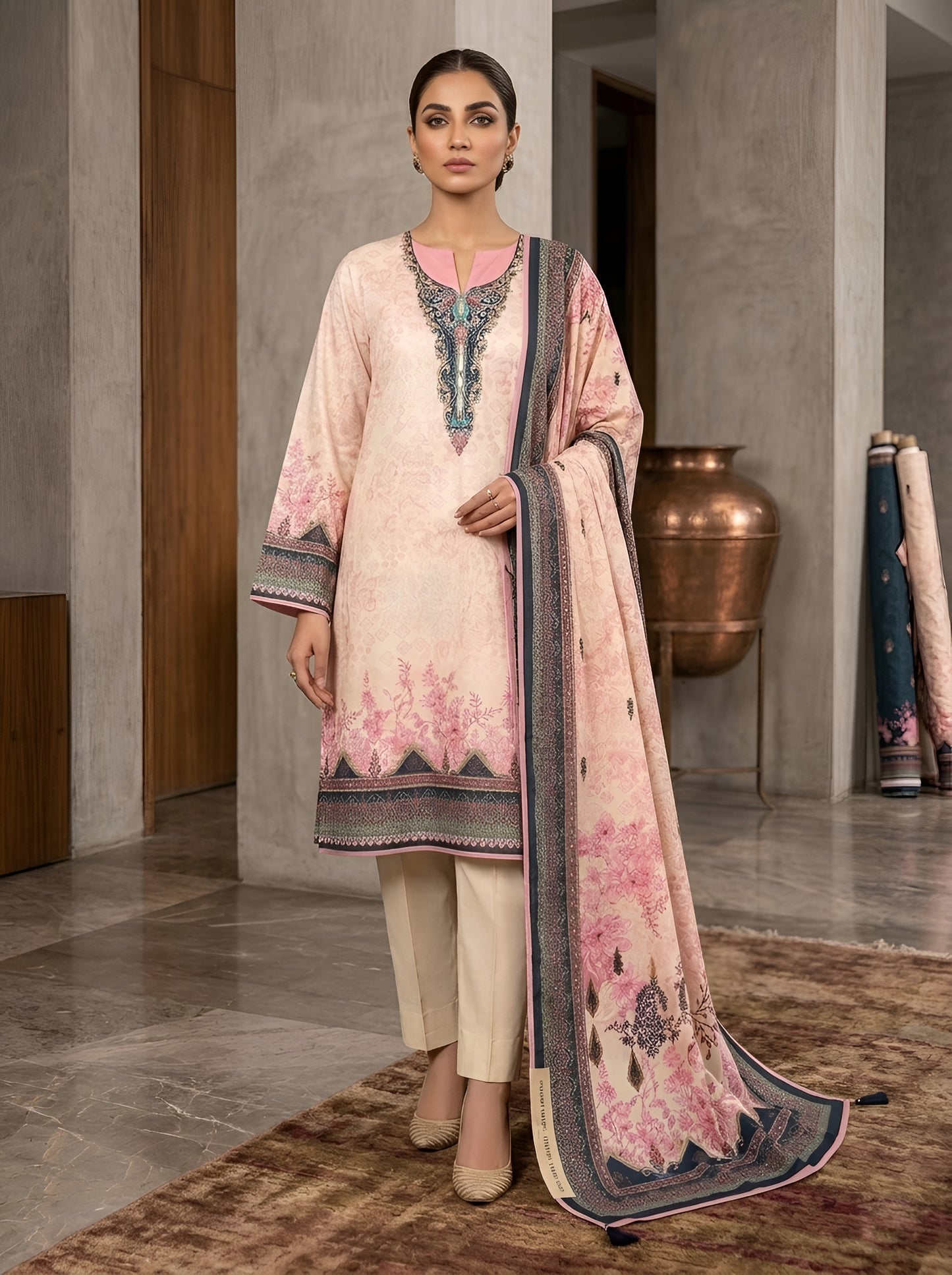 STAR LINEN THREE PIECE
