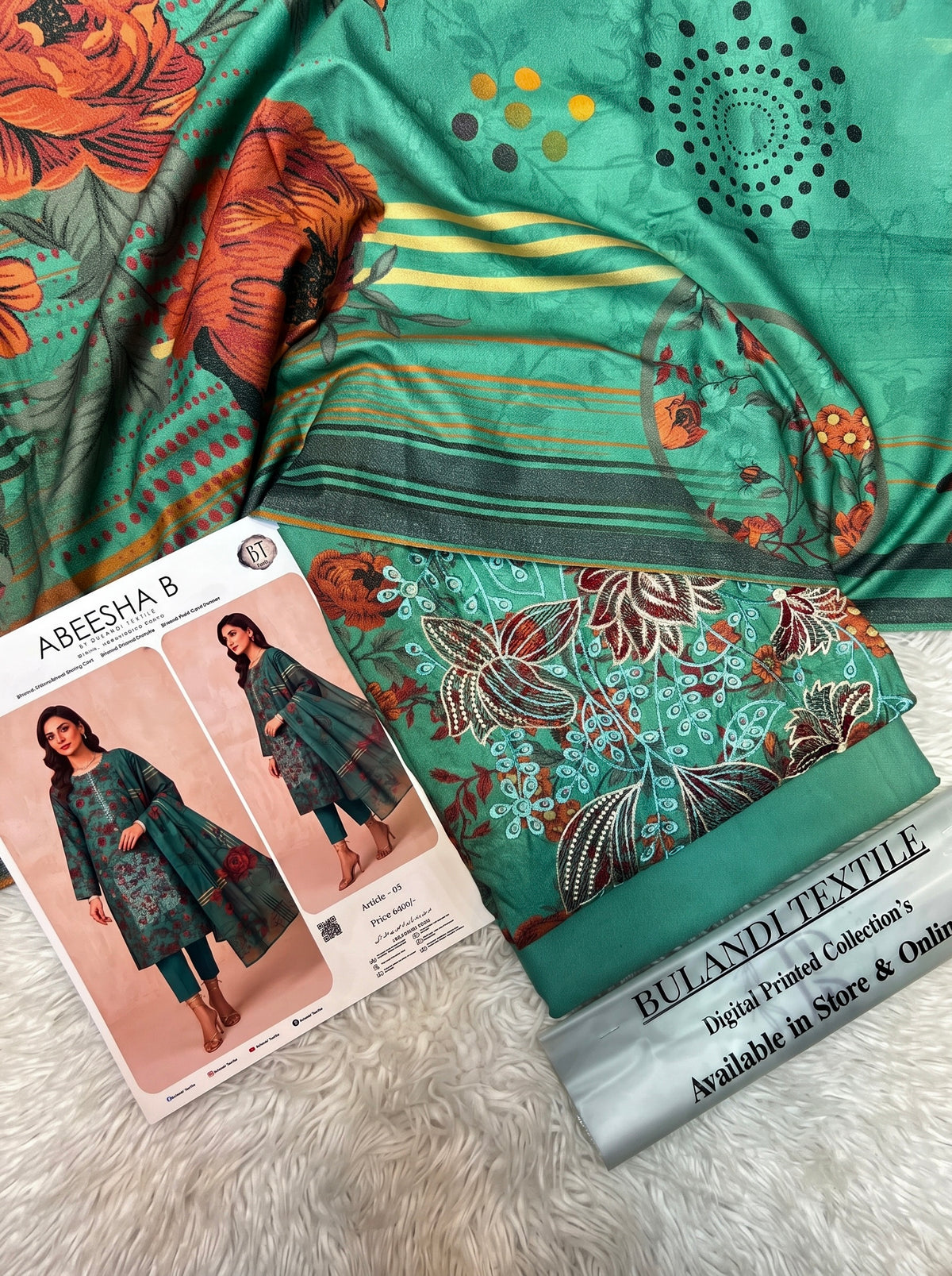 ABEESHA.B BY BULANDI EMBROIDERY 3-PIECE