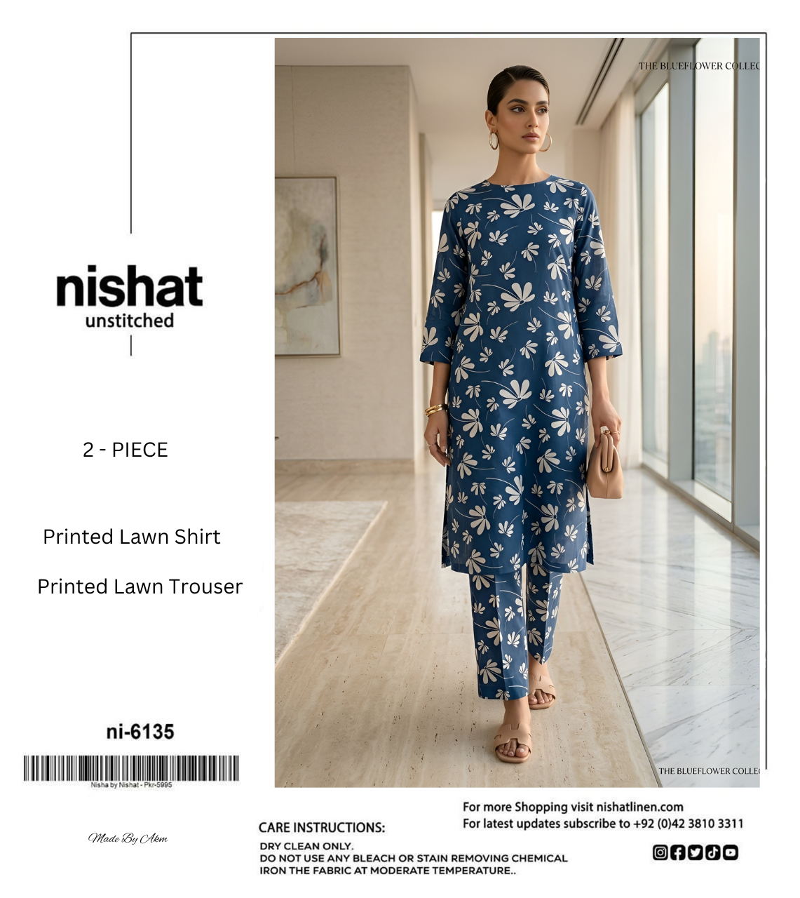 NISHAT LAWN TWO PIECE