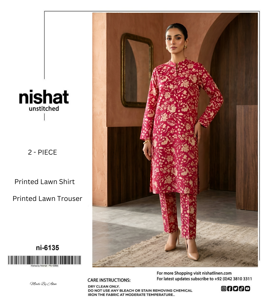 NISHAT LAWN TWO PIECE