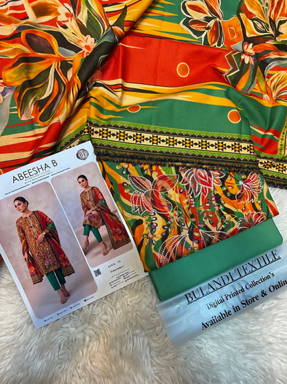ABEESHA.B BY BULANDI EMBROIDERY 3-PIECE