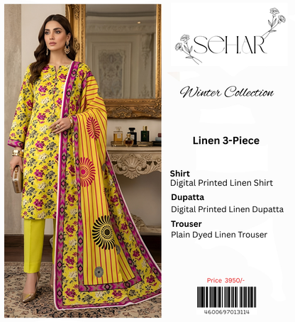 SEHAR LINEN 3-PIECE
