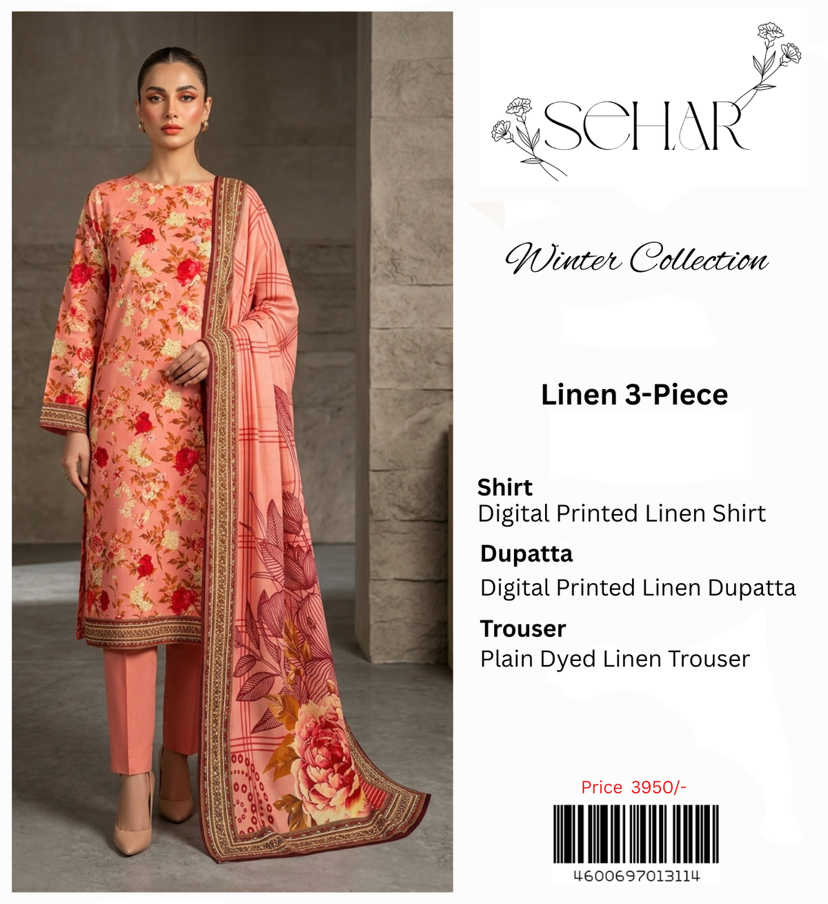 SEHAR LINEN 3-PIECE