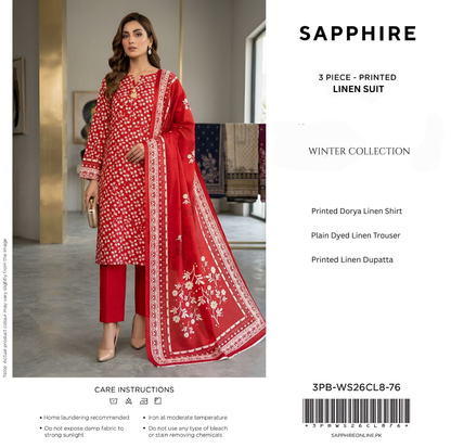 SAPPHIRE DORYA LINEN 3-PIECE