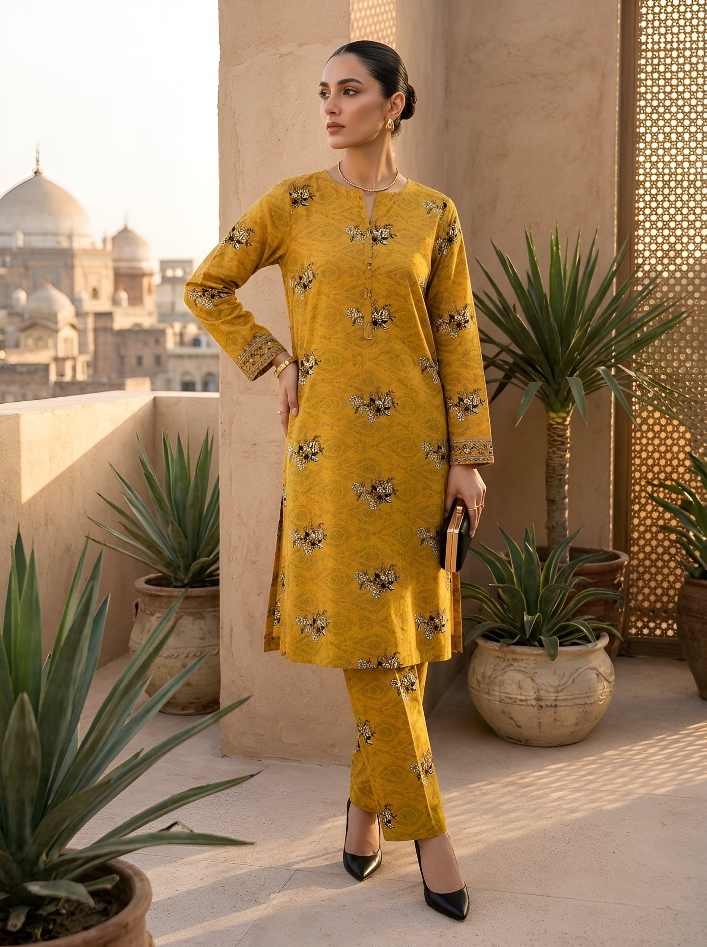 ORIENT LAWN TWO PIECE