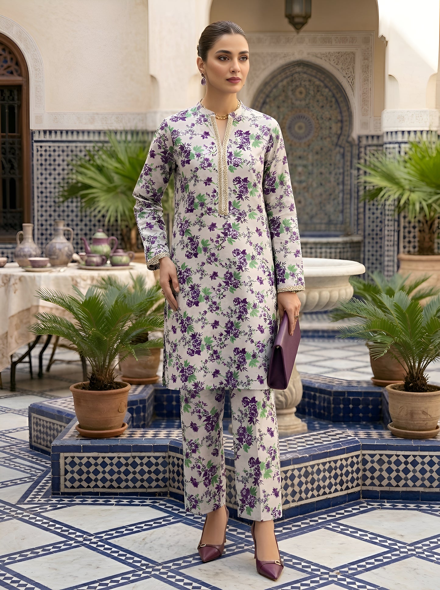 NISHAT LAWN TWO PIECE