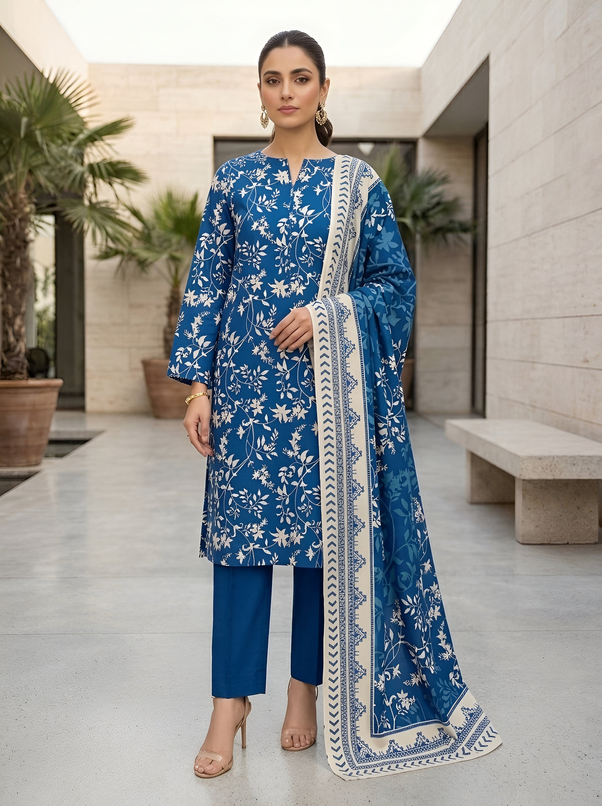 KHAADI DORYA LINEN 3-PIECE