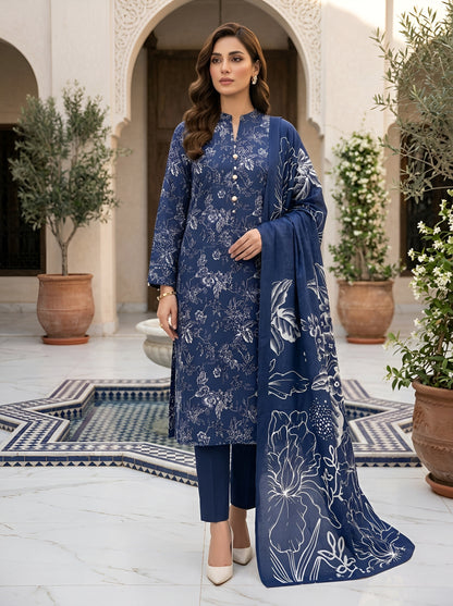 NISHAT LAWN THREE PIECE