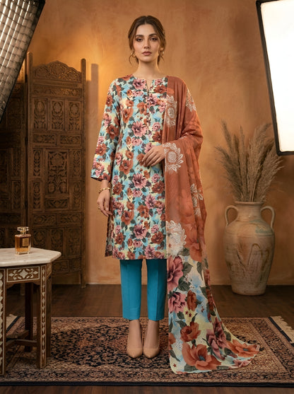 NISHAT LAWN THREE PIECE