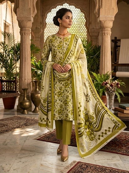 NISHAT LAWN THREE PIECE
