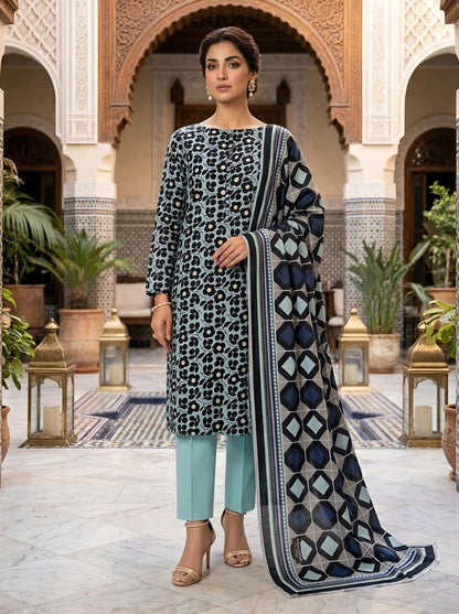 KHAADI LAWN THREE PIECE