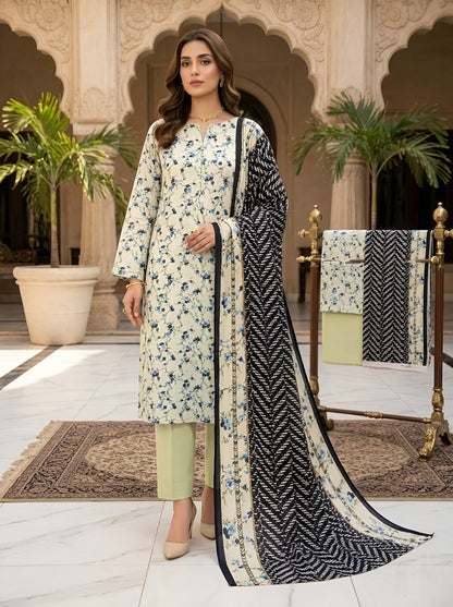 SANA SAFINA LAWN THREE PIECE