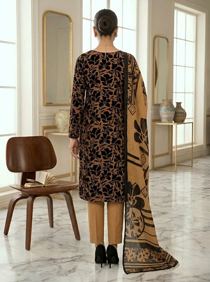 KHAADI LAWN THREE PIECE