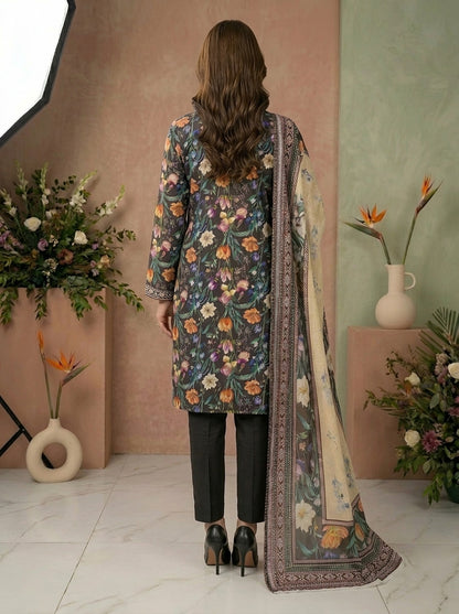 KHAADI LAWN THREE PIECE