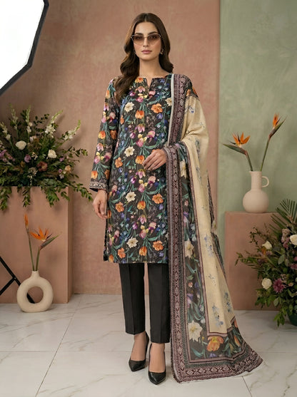 KHAADI LAWN THREE PIECE