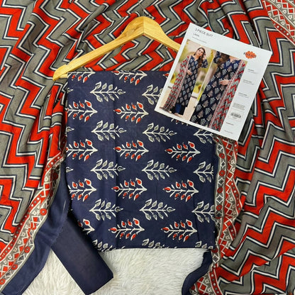 KHAADI LAWN THREE PIECE