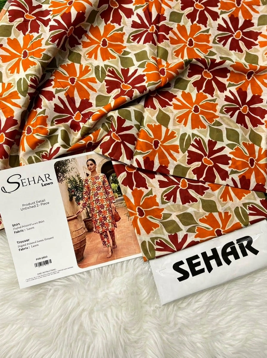 SEHAR LAWN TWO PIECE