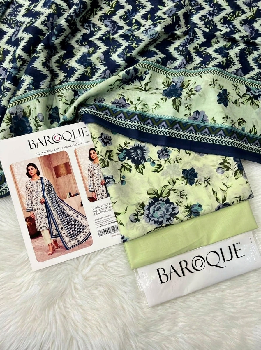 BAROQUE LAWN THREE PIECE
