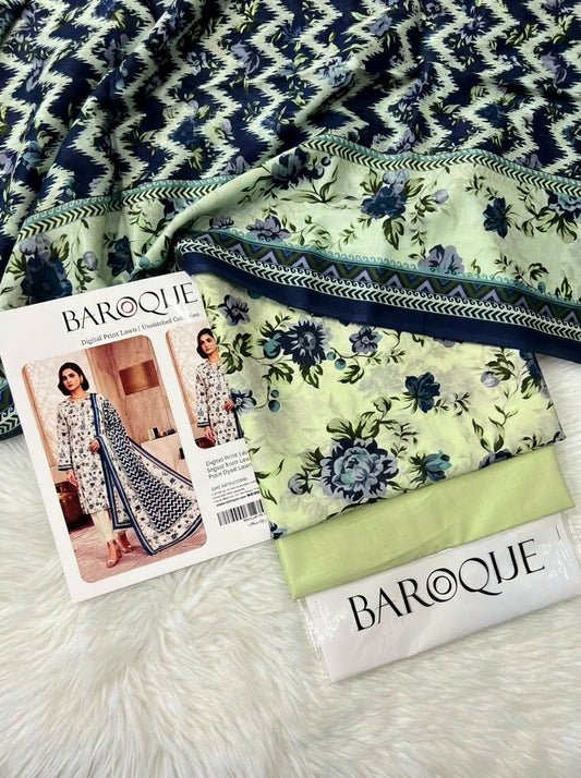 BAROQUE LAWN THREE PIECE