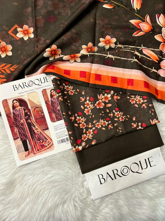 BAROQUE LAWN THREE PIECE