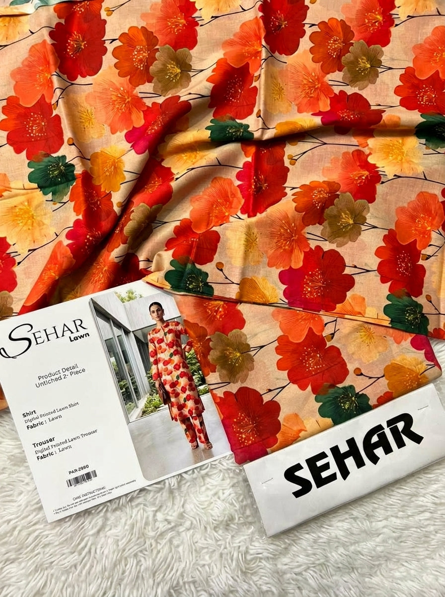 SEHAR LAWN TWO PIECE